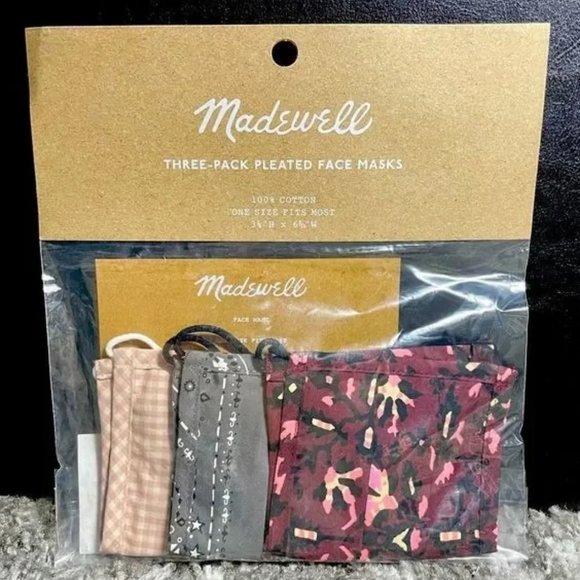 Madewell Pack of 3 Face Masks - Picture 7 of 16